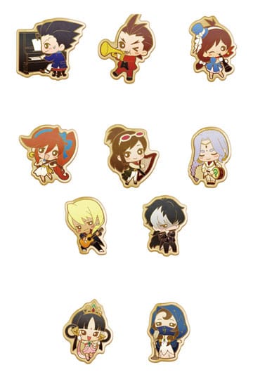 Apollo Justice: Ace Attorney Trilogy Metall Ansteck-Buttons Orchestra 5 cm Sortiment - Anime Figuren günstig kaufen