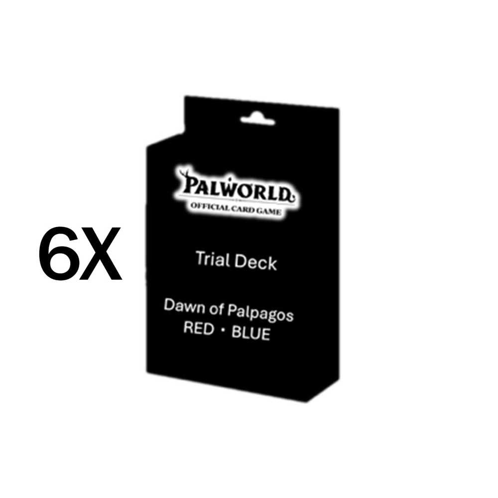 DISPLAY X6 TRIAL DECK PALWORLD TD01 DAWN OF PALPAGOS RED-BLUE ENG - Anime Figuren günstig kaufen