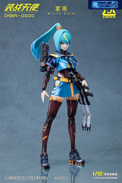 Armored Battle Angels Series ABA-003 Misty Rain 1/12 Scale Posable Figure [LOSCONT]