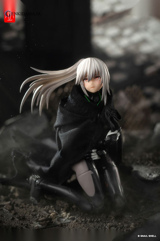 "G.N.PROJECT" Option Costume Tactical Hooded Cape (Black Ver.) (DOLL ACCESSORY)