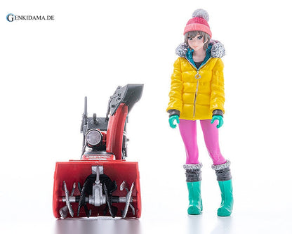 PLAMAX MF-62: minimum factory Minori with Honda Small Snow Plow HSS1170n (JX) 1/20 Plastic Model