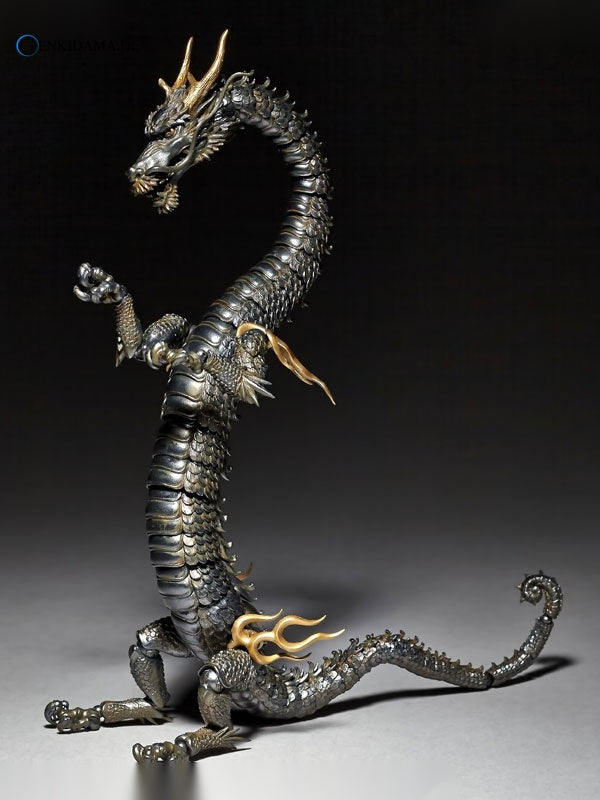KT Project KT-003 Takeya Style Jizai Okimono "Dragon" Iron Rust Look Edition