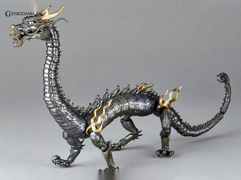 KT Project KT-003 Takeya Style Jizai Okimono "Dragon" Iron Rust Look Edition