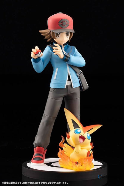ARTFX J: Pokémon Black & White - Hilbert & Victini 1/8 (Limited)