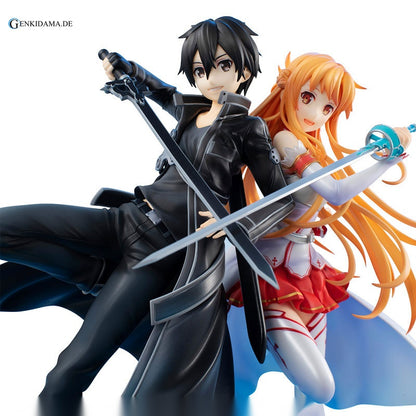 Lucrea Sword Art Online Kirito & Asuna SAO 10th Anniversary Dengekiya Limited Edition (Dengekiya Exclusive)