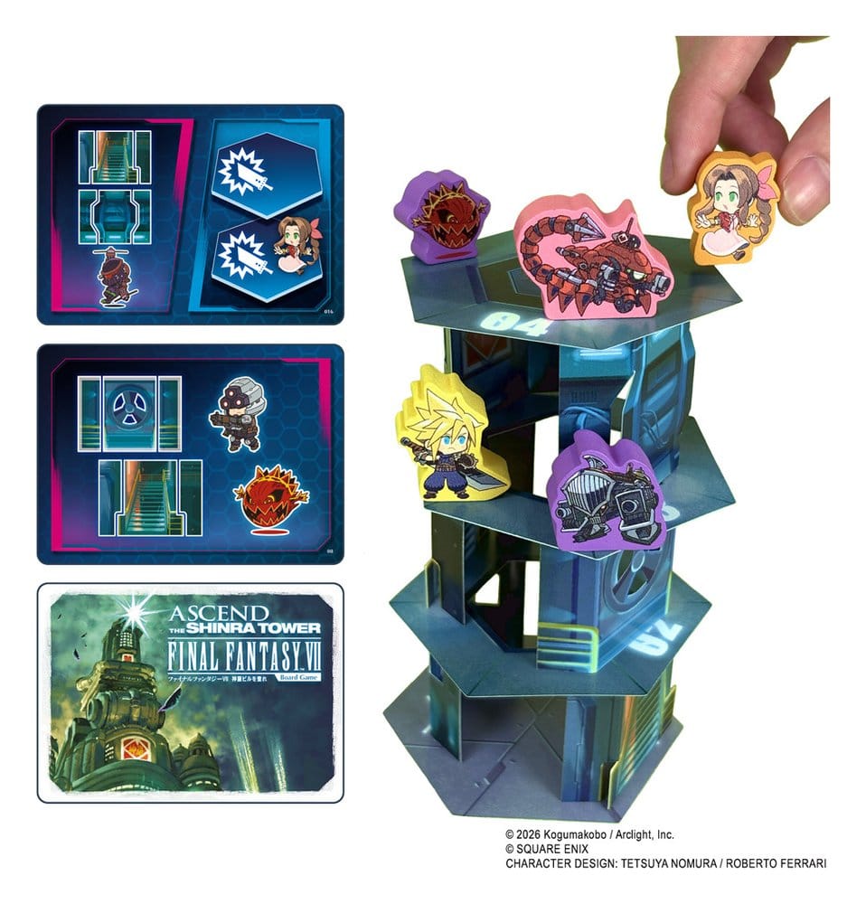 Final Fantasy VII Brettspiel Ascend The Shinra Tower - Anime Figuren günstig kaufen