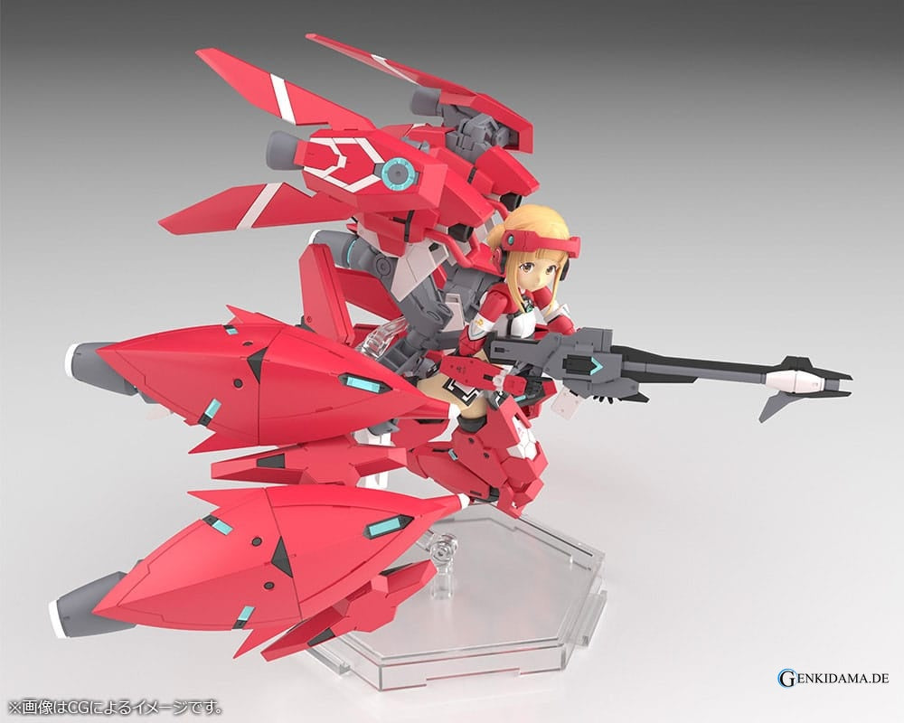 Alice Gear Aegis Expansion Megami Device Plastic Model Kit Nodoka Takahata Shimon 20 cm Ansicht 7