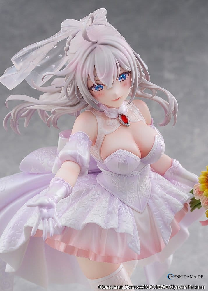 Alya Sometimes Hides Her Feelings in Russian Statue 1/7 Alisa Mikhailovna Kujou Wedding Dress Ver. 24 cm Ansicht 12