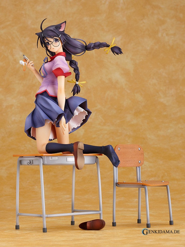 Bakemonogatari PVC Statue 1/8 Tsubasa Hanekawa 22 cm Ansicht 1