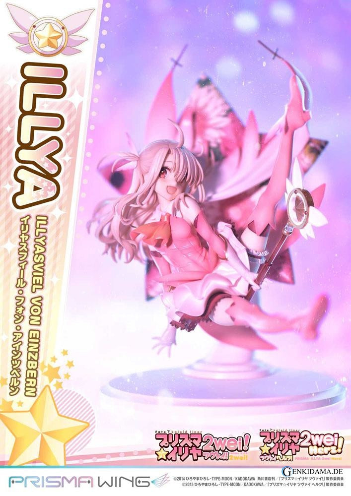 Fate Prisma Wing PVC Statue 1/7 Illyasviel von Einzbern Bonus Version 20 cm Ansicht 6