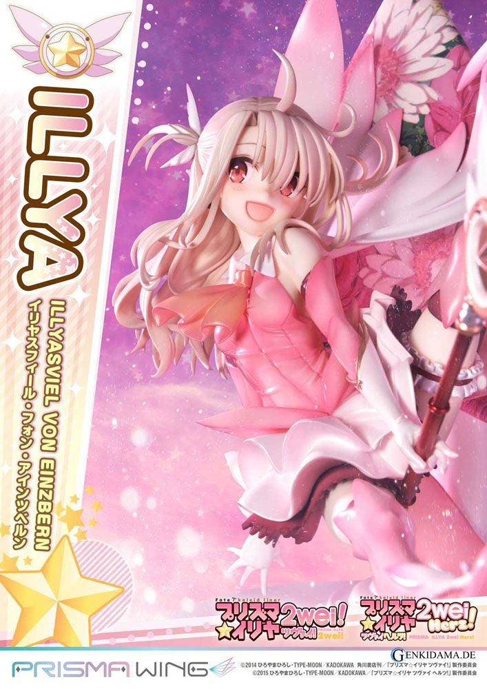 Fate Prisma Wing PVC Statue 1/7 Illyasviel von Einzbern Bonus Version 20 cm Ansicht 8