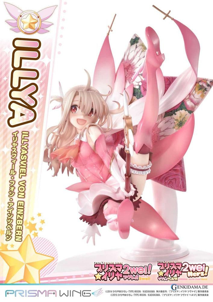 Fate Prisma Wing PVC Statue 1/7 Illyasviel von Einzbern Bonus Version 20 cm Ansicht 14