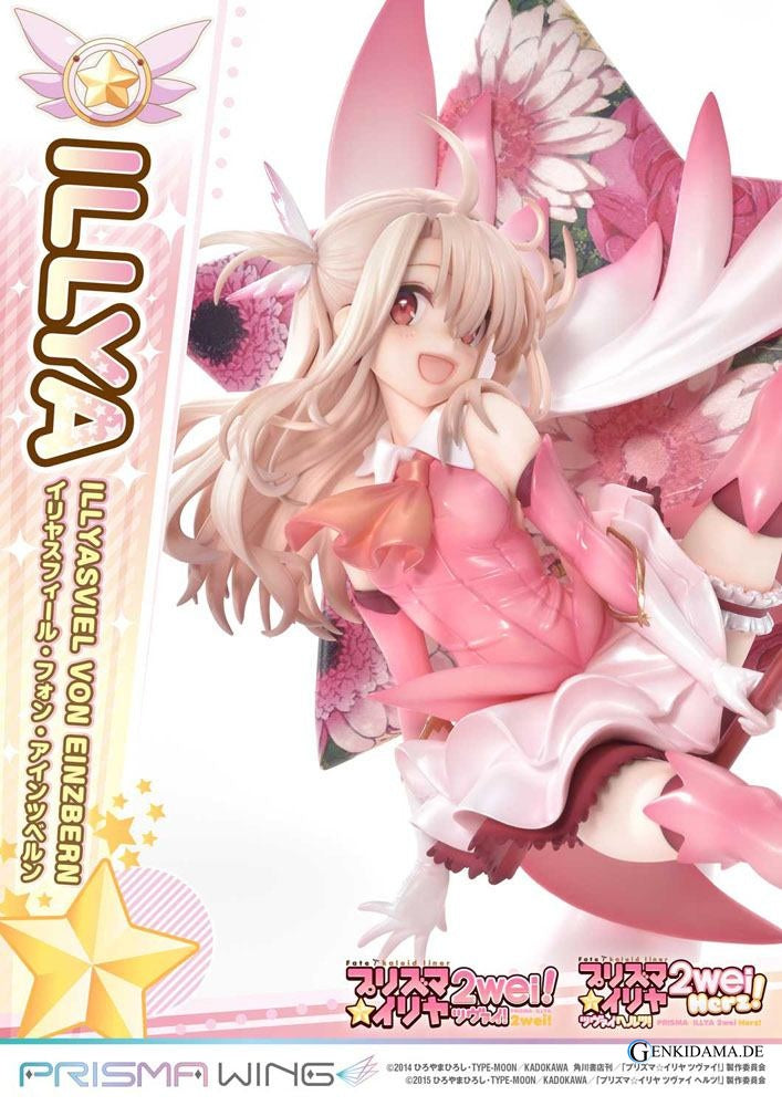 Fate Prisma Wing PVC Statue 1/7 Illyasviel von Einzbern Bonus Version 20 cm Ansicht 15