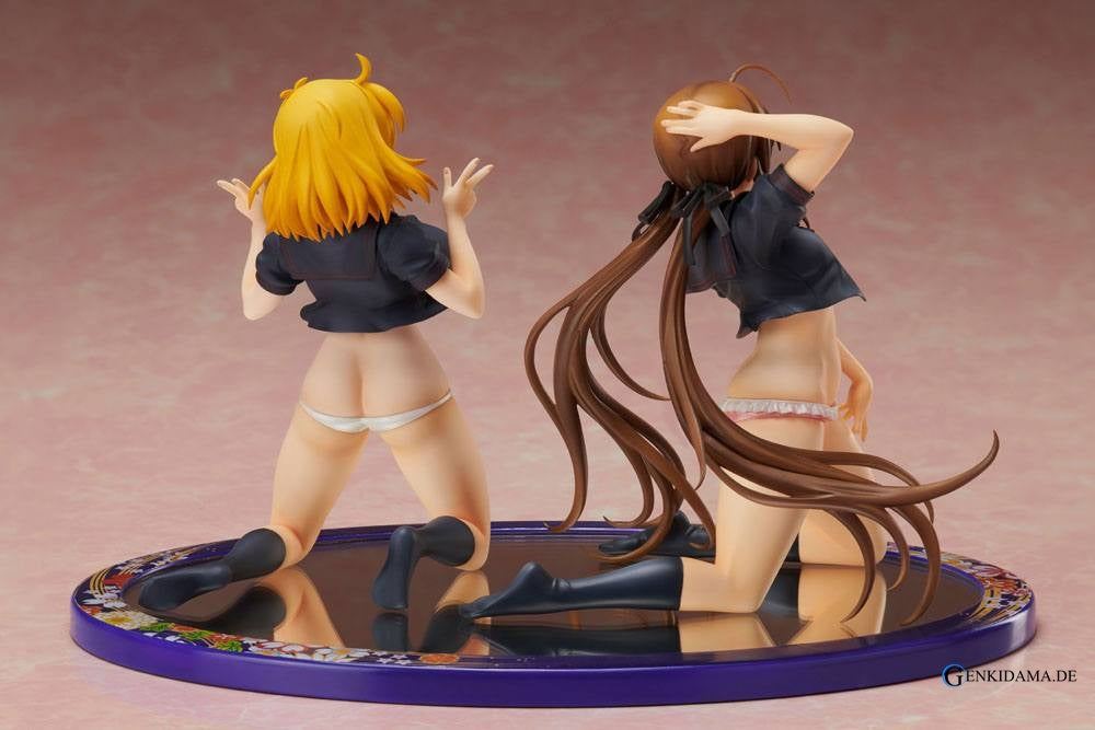 Gokubi Girls Slender Glamorous "Senran Kagura NewWave G Burst" Ryobi x Ryona Bare Body Sailor Uniform Ver. 1/10 Complete Figure Set [Proovy] Ansicht 4