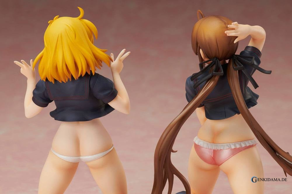 Gokubi Girls Slender Glamorous "Senran Kagura NewWave G Burst" Ryobi x Ryona Bare Body Sailor Uniform Ver. 1/10 Complete Figure Set [Proovy] Ansicht 5