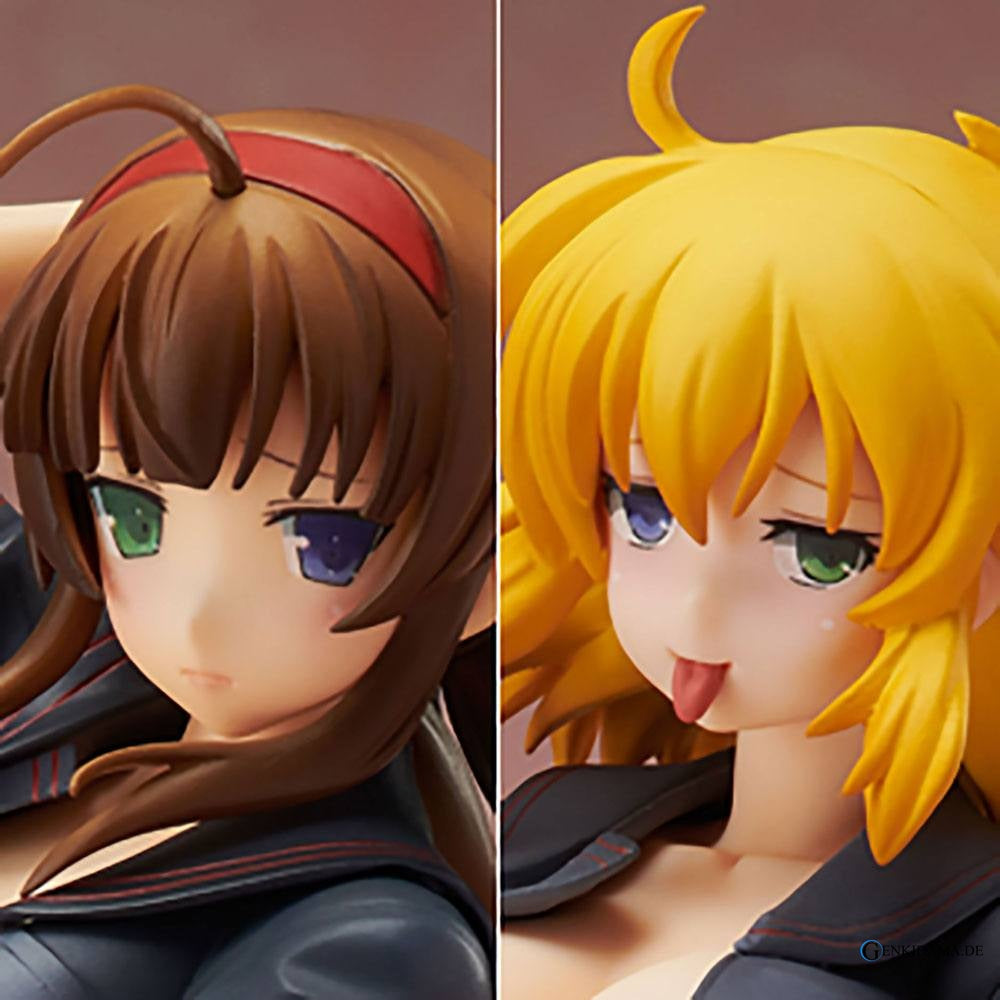 Gokubi Girls Slender Glamorous "Senran Kagura NewWave G Burst" Ryobi x Ryona Bare Body Sailor Uniform Ver. 1/10 Complete Figure Set [Proovy] Ansicht 8
