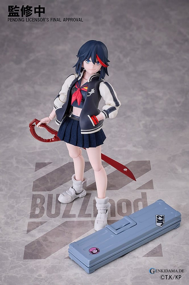 Kill la Kill BUZZmod Actionfigur 1/12 Ryuko Matoi 14 cm Ansicht 4