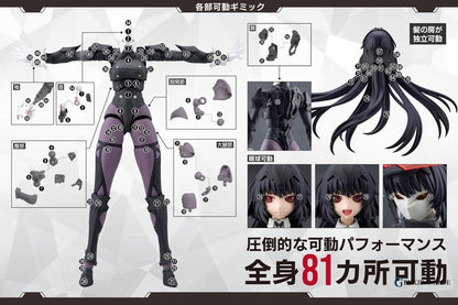 Megalomaria Unlimited Universe Plastic Model Kit Maria Kagaribi Dress Code (Reproduction) 16 cm Ansicht 2