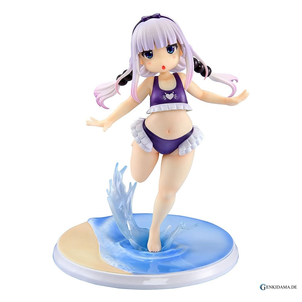 Miss Kobayashi's Dragon Maid PVC Statue 1/6 Kanna Kamui: Excited to Wear a Swimsuit at Home Ver. (Purple) 20 cm Ansicht 1