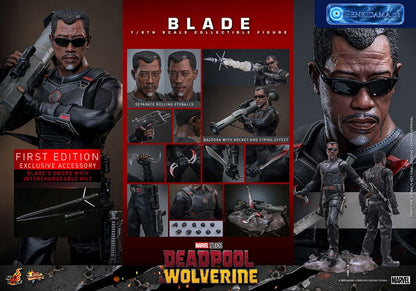 Movie Masterpiece "Deadpool & Wolverine" 1/6 Scale Figure Blade [First Press Exclusive](Single Shipment) [Hot Toys] Ansicht 22