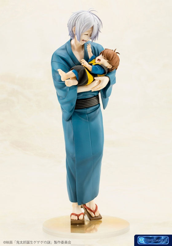 Movie "The Birth of Kitaro: Mystery of GeGeGe" Kitaro's Father & Baby Kitaro Complete Figure [Kotobukiya] Ansicht 1