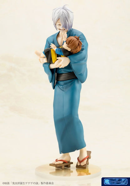 Movie "The Birth of Kitaro: Mystery of GeGeGe" Kitaro's Father & Baby Kitaro Complete Figure [Kotobukiya] Ansicht 2