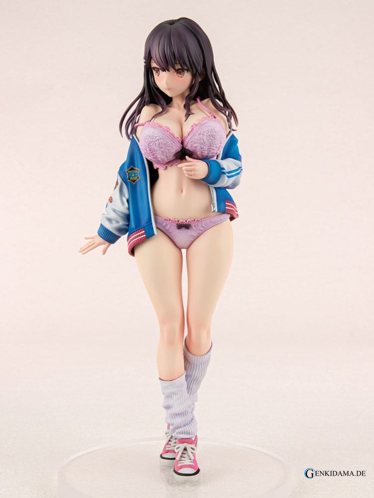 Original Character PVC Statue 1/6 Sukajan Jacket Kanojo wa Cool de Itai! Kyouka Kagura 27 cm Ansicht 19