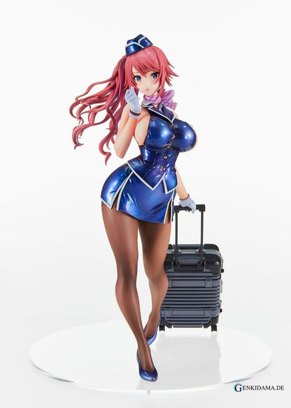 Original Character PVC Statue Tight na Oshigoto Work 3: Cabin Attendant Aya Saionji Antenna Shop Limited Edition 25 cm Ansicht 8
