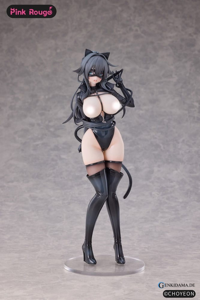 Original Character PVC Statuen 2er-Set 1/6 Cat Woman Happy-chan DX Ver. 27 cm Ansicht 1