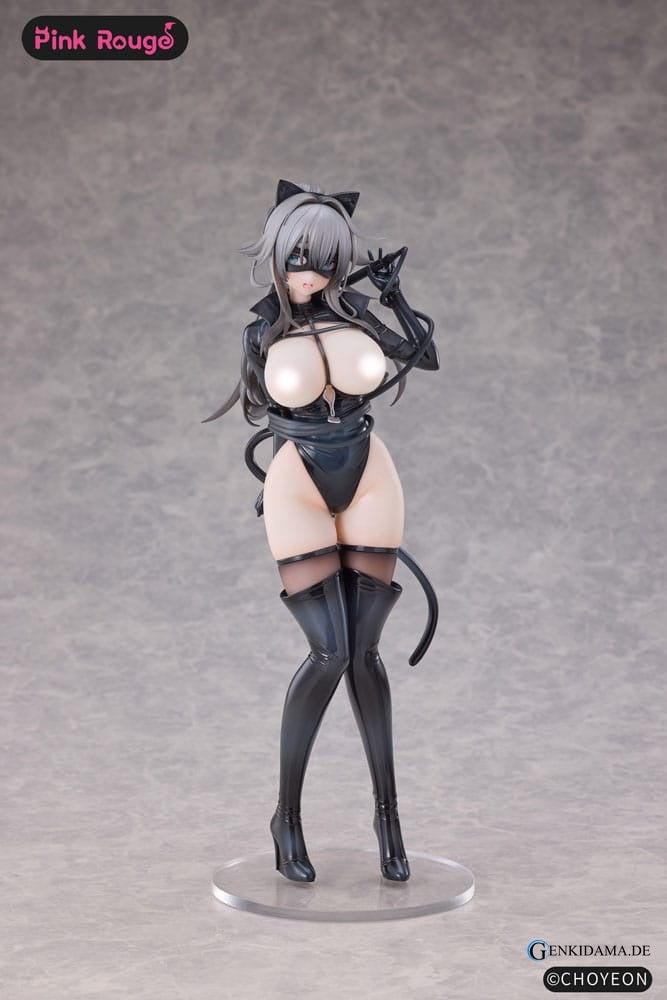 Original Character PVC Statuen 2er-Set 1/6 Cat Woman Happy-chan DX Ver. 27 cm Ansicht 4