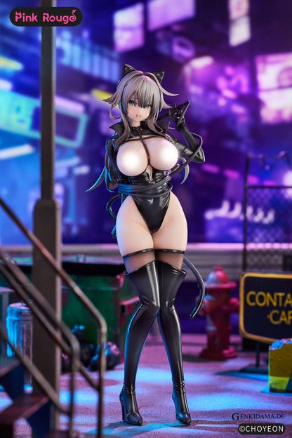 Original Character PVC Statuen 2er-Set 1/6 Cat Woman Happy-chan DX Ver. 27 cm Ansicht 9