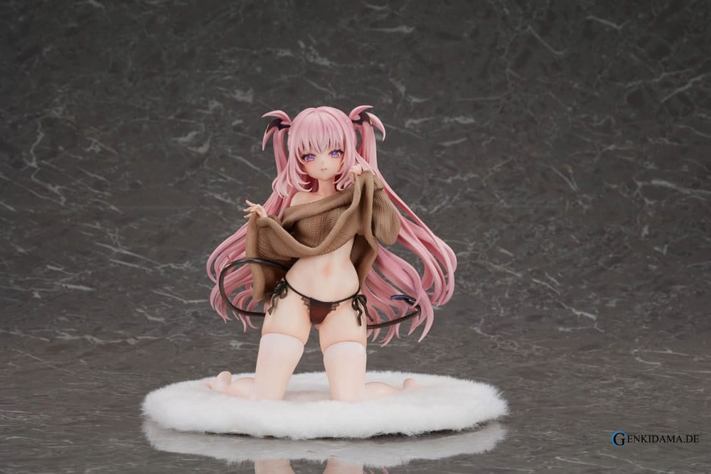 Original Character Statue 1/6 Lulumu Sweater Illustrated by Tamano Kedama Deluxe Edition 14 cm Ansicht 1