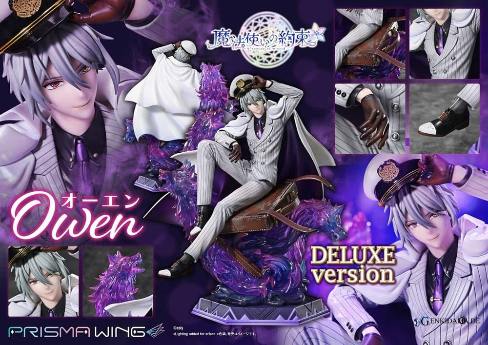 Promise of Wizard Prisma Wing PVC Statue 1/7 Owen Deluxe Version 26 cm Ansicht 4