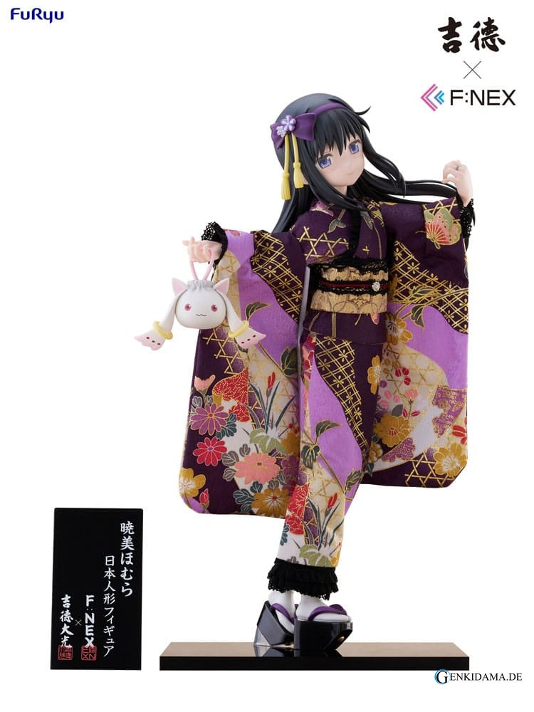 Puella Magi Madoka Magica F:NEX PVC Statue 1/4 Rebellion Homura Akemi Japanese Doll 45 cm