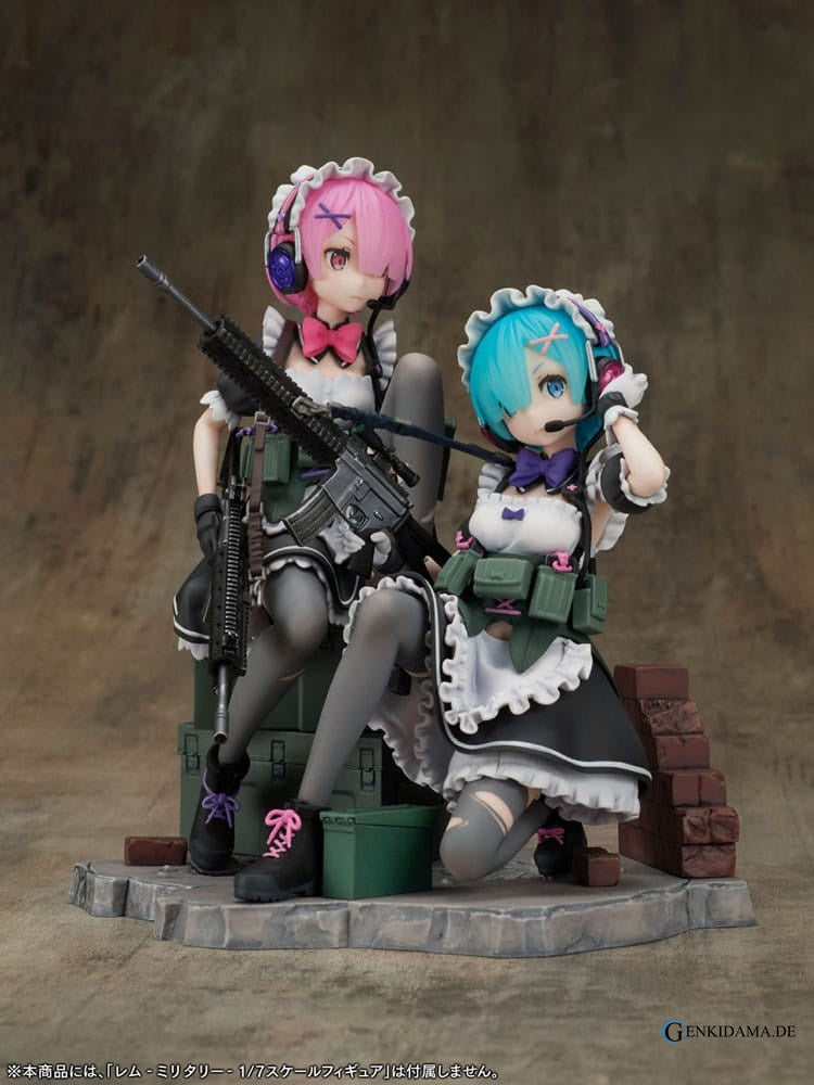 Re:Zero Starting Life in Another World PVC Statue 1/7 Ram Military Ver. 20 cm Ansicht 2