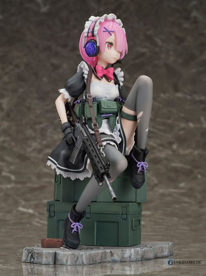 Re:Zero Starting Life in Another World PVC Statue 1/7 Ram Military Ver. 20 cm Ansicht 3