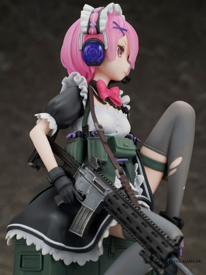 Re:Zero Starting Life in Another World PVC Statue 1/7 Ram Military Ver. 20 cm Ansicht 6
