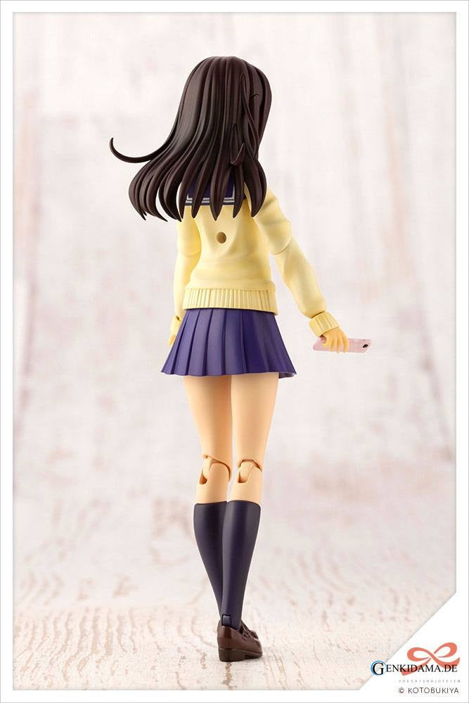 Sousai Shojo Teien Plastic Model Kit 1/10 Madoka Yuki Touou High School Winter Clothes 15 cm Ansicht 3
