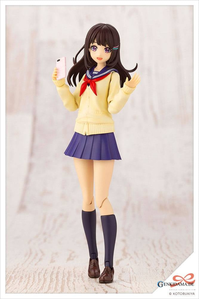 Sousai Shojo Teien Plastic Model Kit 1/10 Madoka Yuki Touou High School Winter Clothes 15 cm Ansicht 4