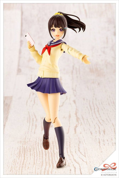 Sousai Shojo Teien Plastic Model Kit 1/10 Madoka Yuki Touou High School Winter Clothes 15 cm Ansicht 5