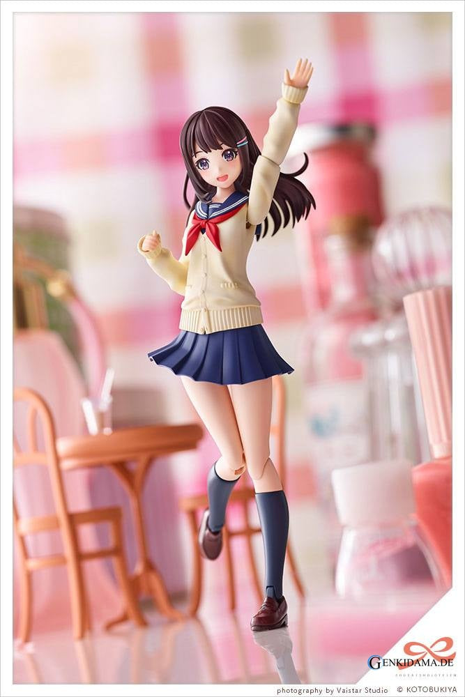 Sousai Shojo Teien Plastic Model Kit 1/10 Madoka Yuki Touou High School Winter Clothes 15 cm Ansicht 16