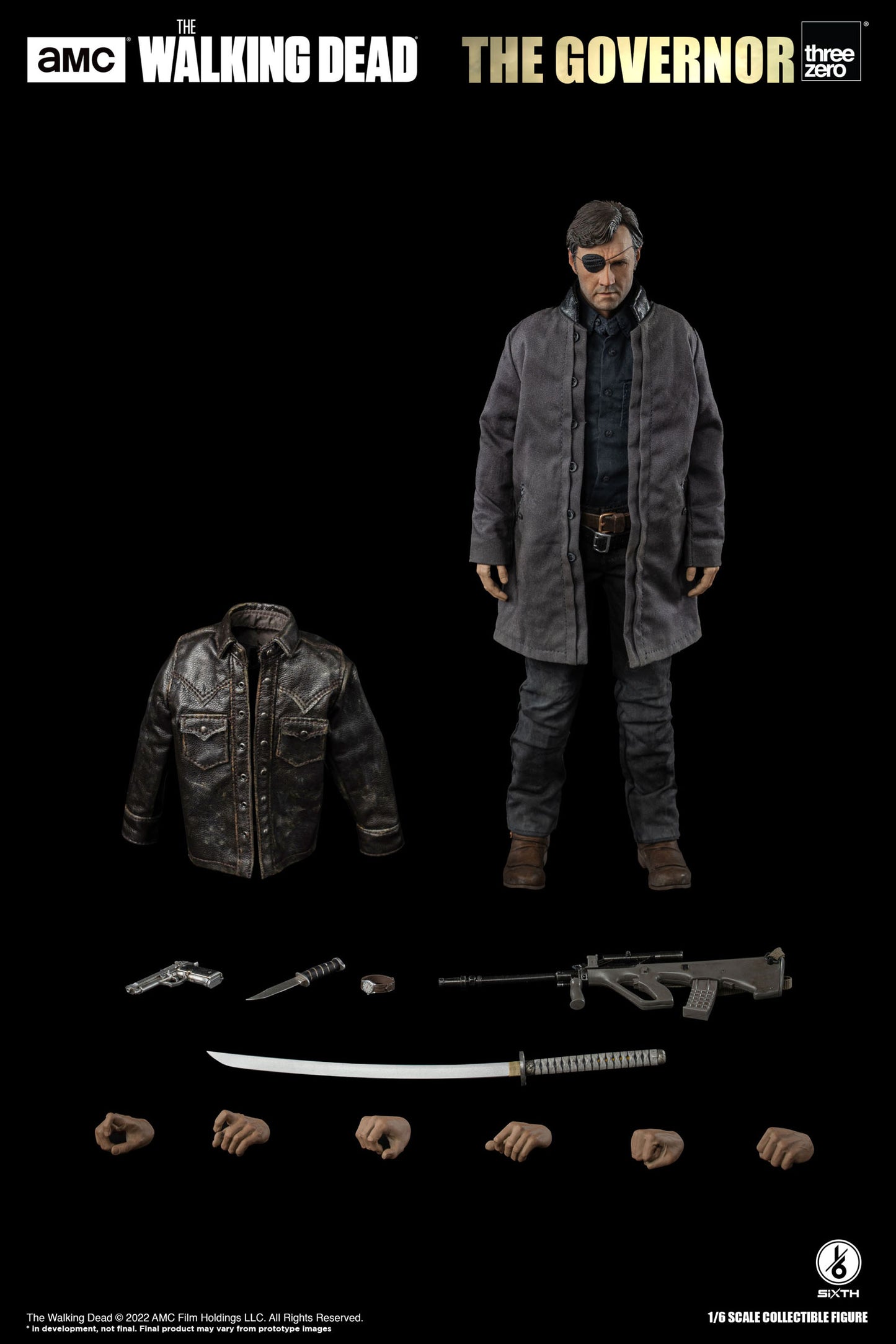O Governador - The Walking Dead - ThreeZero