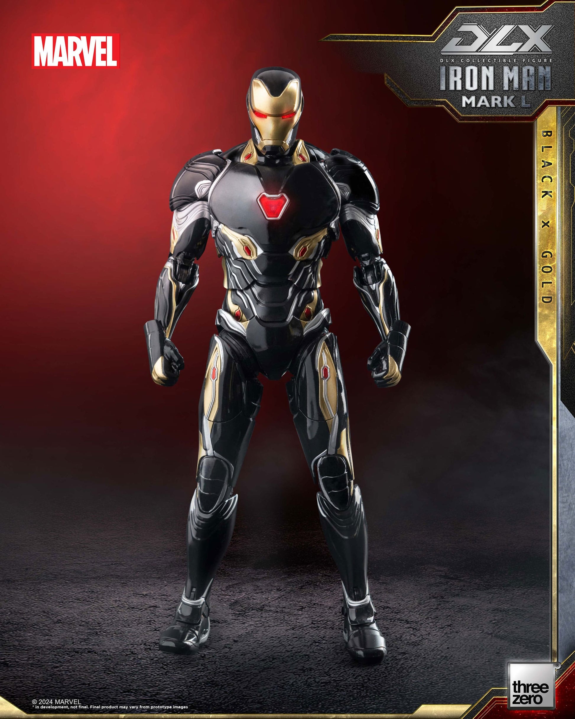 Iron Man Mark 50 (Black X Gold) ThreeZero - Anime Figuren günstig kaufen