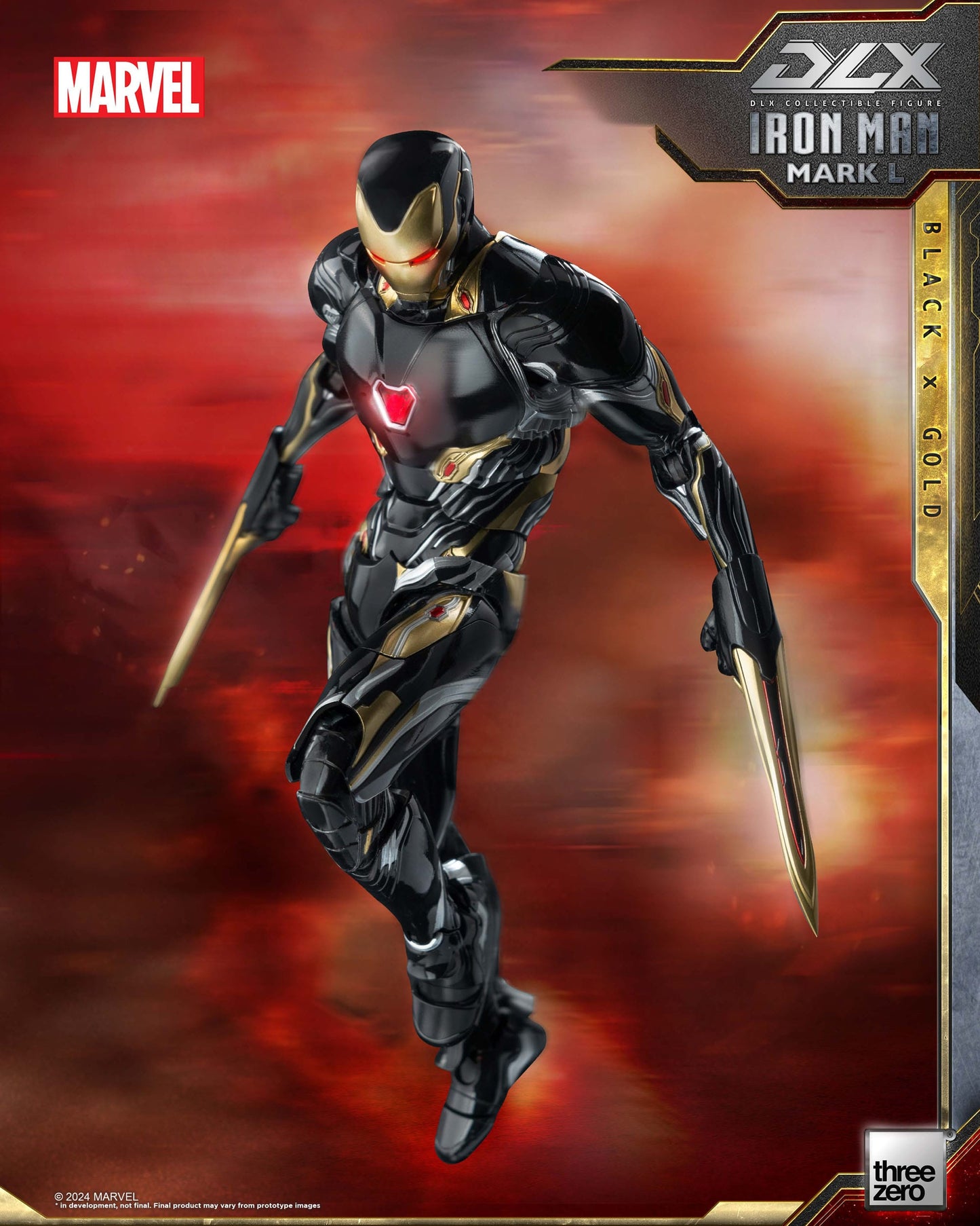 Iron Man Mark 50 (Black X Gold) ThreeZero