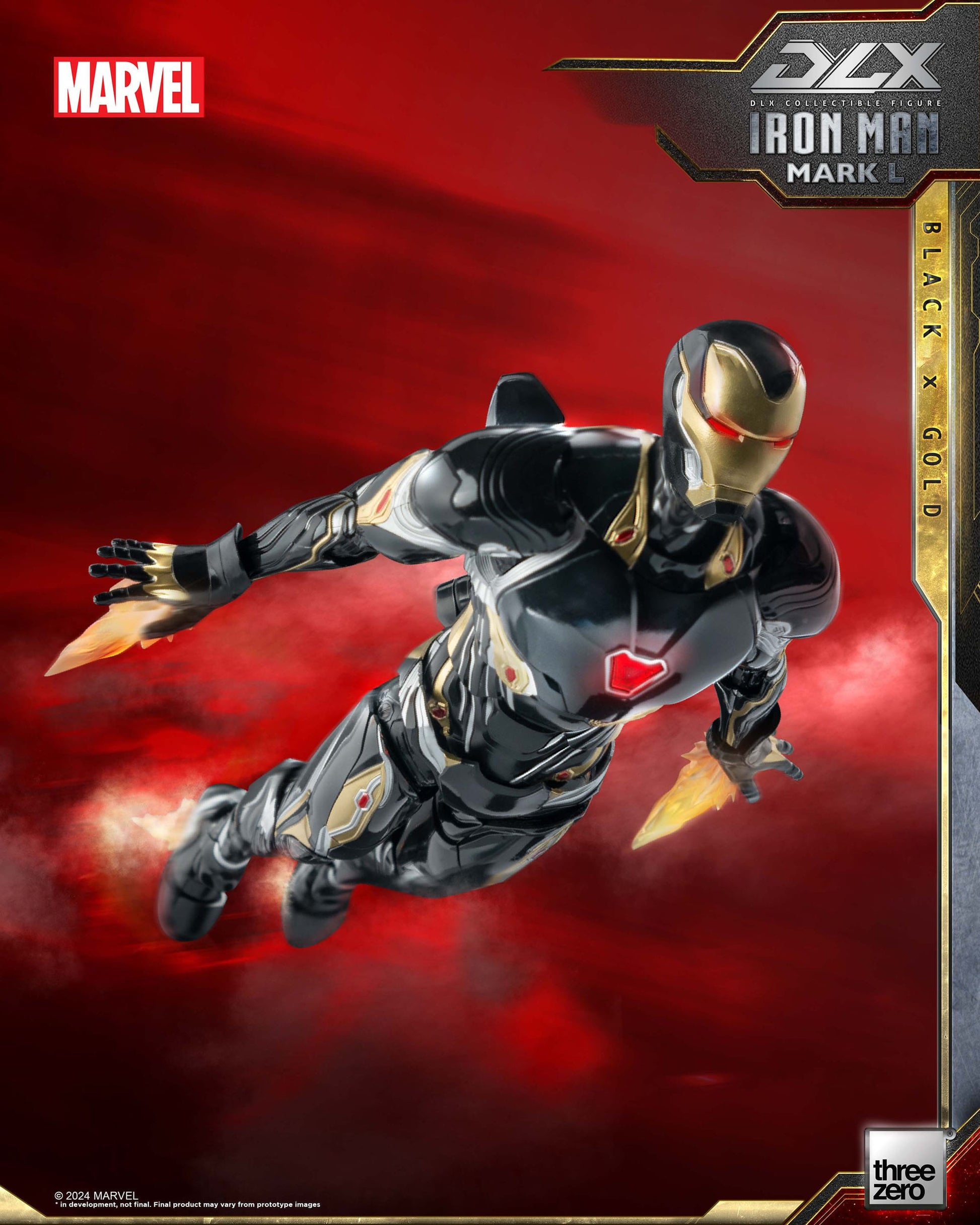 Iron Man Mark 50 (Black X Gold) ThreeZero - Anime Figuren günstig kaufen
