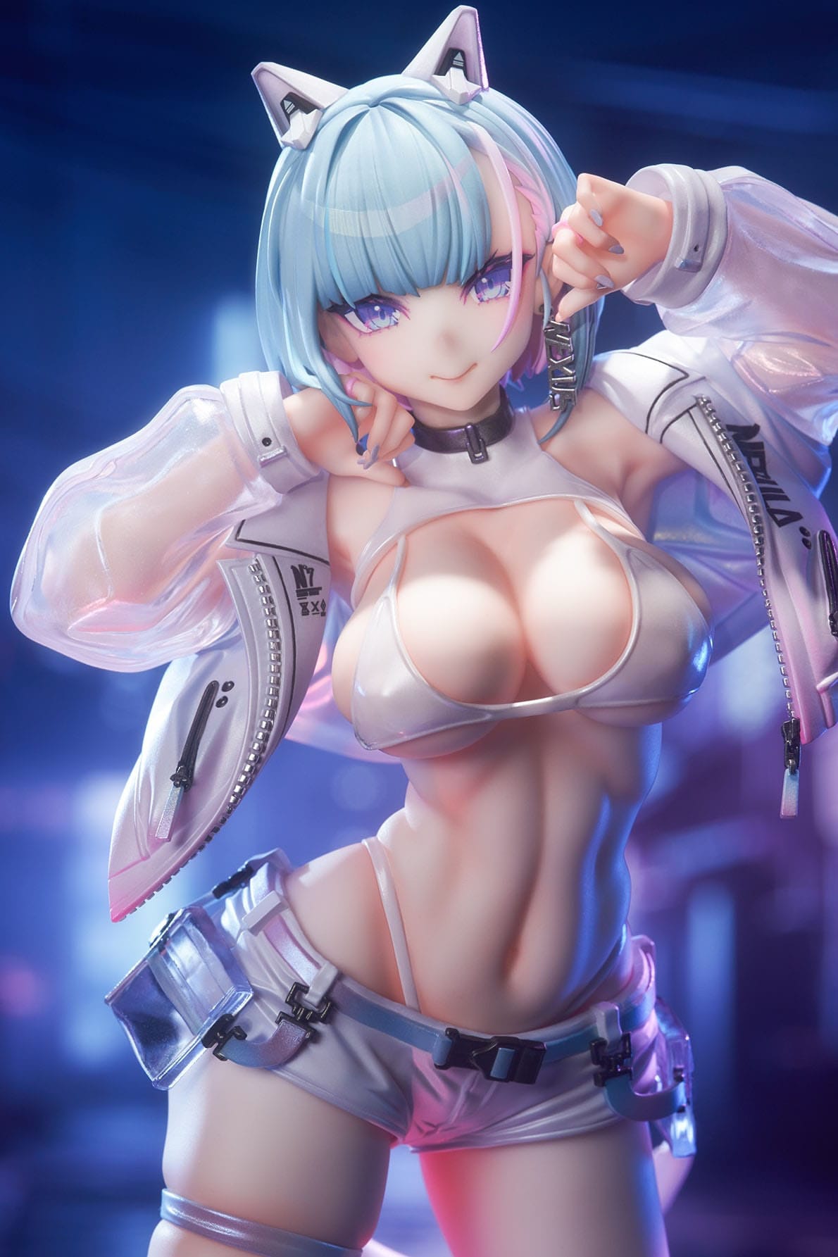 Kin Mirai Nekomata Miu Original Character Bibi Buttons