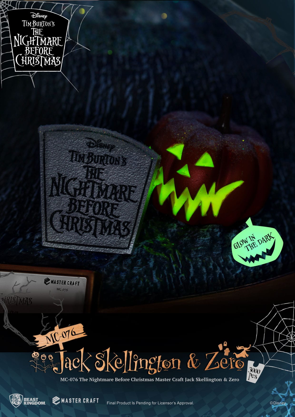 Jack Skellington & Zero - Master Craft - Beast Kingdom