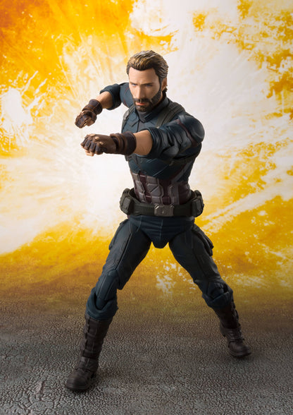 Captain America & Tamashii Effect Explosion - S.H. Figuarts - Bandai Tamashii Nations