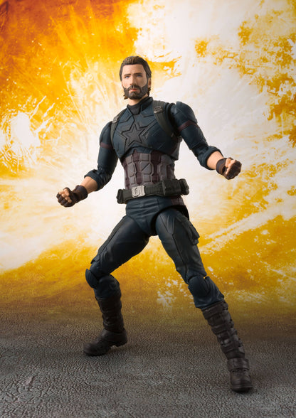 Captain America & Tamashii Effect Explosion - S.H. Figuarts - Bandai Tamashii Nations