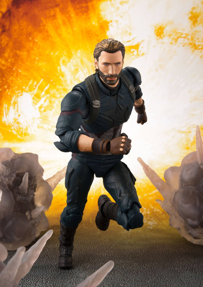 Captain America & Tamashii Effect Explosion - S.H. Figuarts - Bandai Tamashii Nations